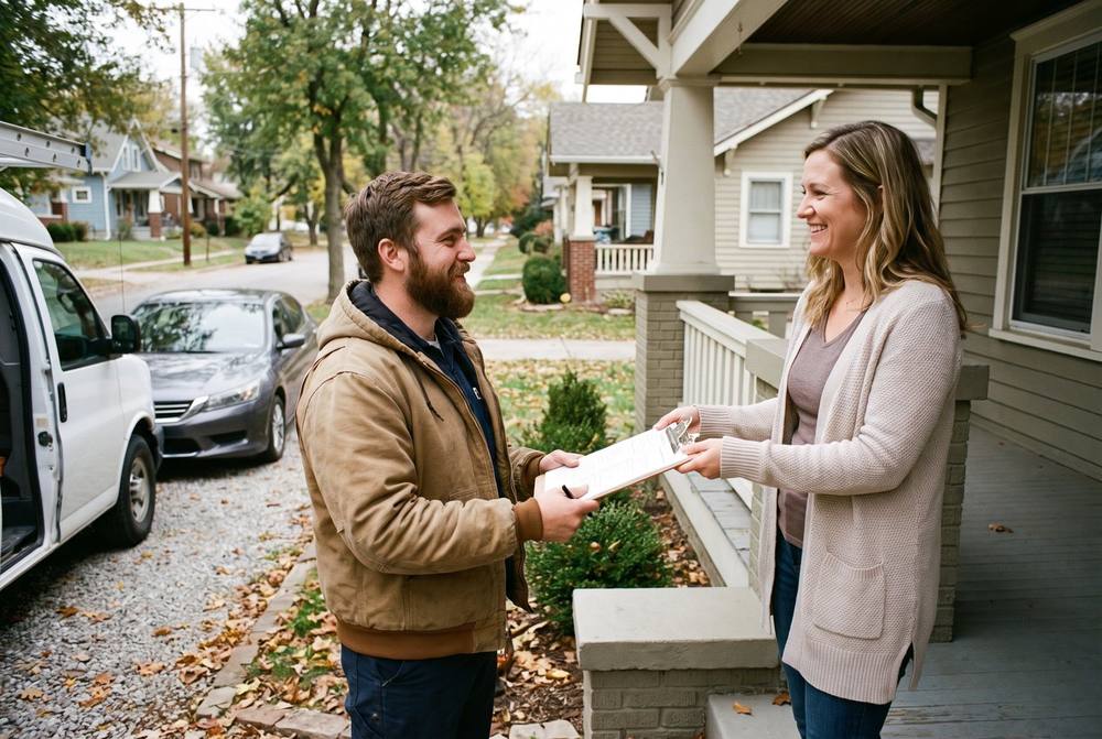 Explaining care and warranty